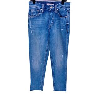 Habitual Pace High Rise Slim Straight Crop Jeans Womens Size 24